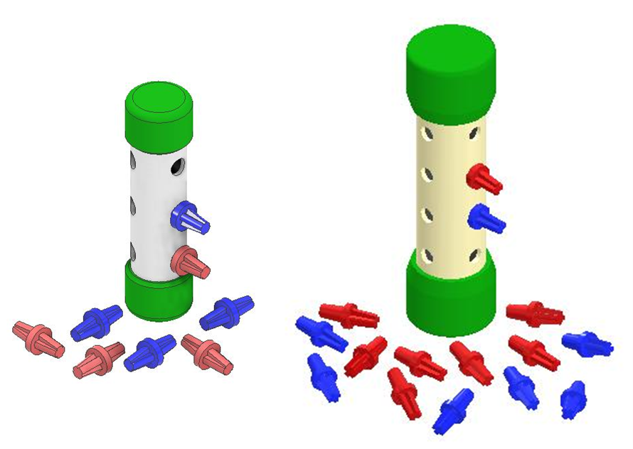 Pick – Put – Peg activity